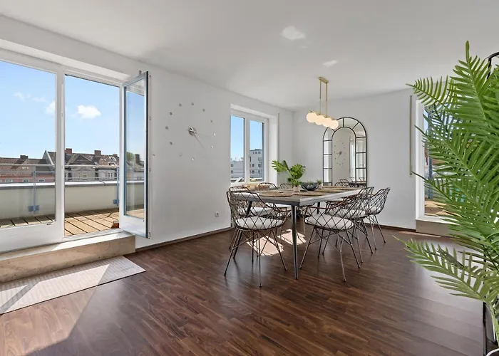 Arbio I Premium Penthouse Appartement Augsburg