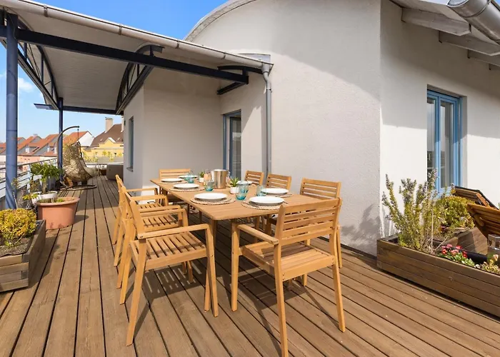 Arbio I Premium Penthouse Appartement Augsbourg